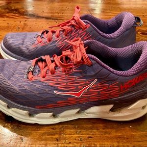 Hoka One One Vanquish 2 Women's Size 7.5 Purple/Red Running Shoes